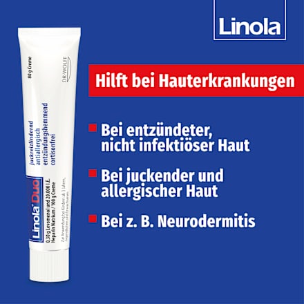 Linola Duo 0,30g Levomenol und 20.000 I.E. Heparin Natrium Creme Linola