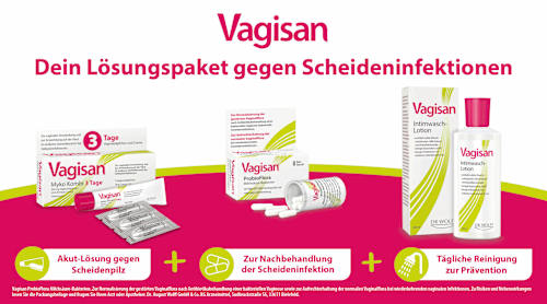 Vagisan Myko Kombi 200mg Vaginalzäpfchen + 20mg/g Creme Clotrimazol Vagisan