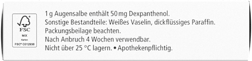 Panthenol-Augensalbe JENAPHARM 50 mg/g JENAPHARM
