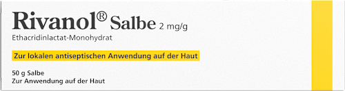 Rivanol Salbe 2 mg/g, Wirkstoff: Ethacridinlactat-Monohydrat Rivanol