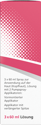 Minoxicutan Frauen, Wirkstoff: Minoxidil 20 mg/ml Spray 3 x 60 ml Minoxicutan