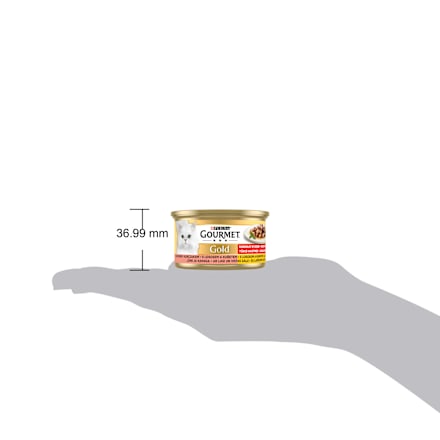 Gold konzerva pro kočky losos, kuře  PURINA GOURMET