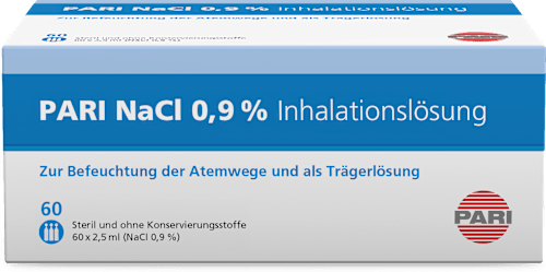 PARI NaCL 0,9 % Inhalationslösung (60x2,5 ml) PARI