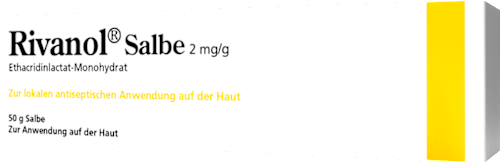 Rivanol Salbe 2 mg/g, Wirkstoff: Ethacridinlactat-Monohydrat Rivanol