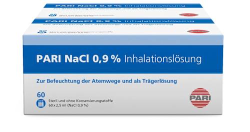 PARI NaCL 0,9 % Inhalationslösung (2x60x2,5 ml) PARI