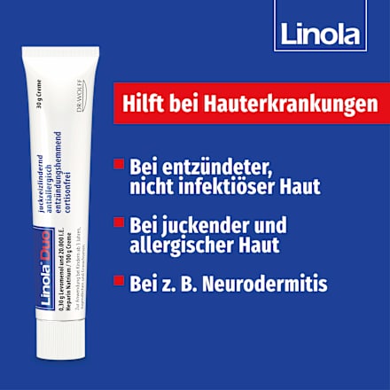 Linola Duo 0,30g Levomenol und 20.000 I.E. Heparin Natrium Creme  Linola