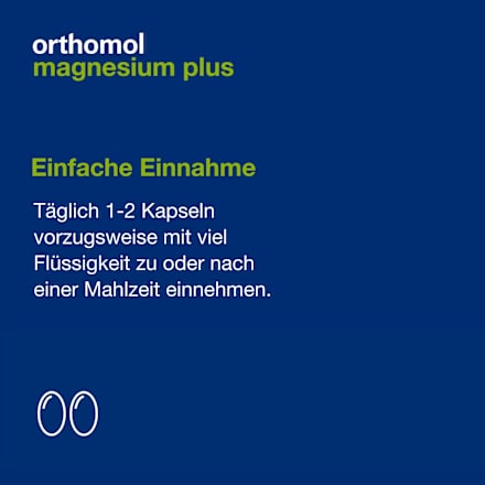 Orthomol Magnesium Plus Kapseln 60 St orthomol