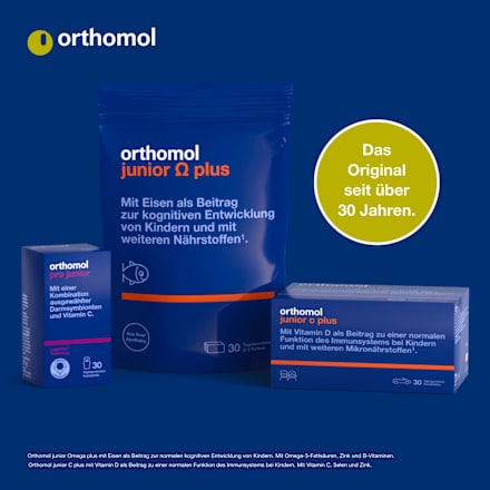 Orthomol junior Vision Kautabletten Heidelbeer-Pfirsich 30 St orthomol