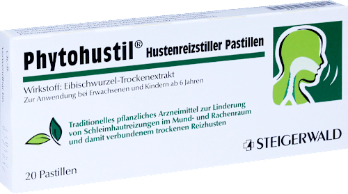 Phytohustil Hustenreizstiller Pastillen mit Eibischwurzel-Trockenextrakt Phytohustil