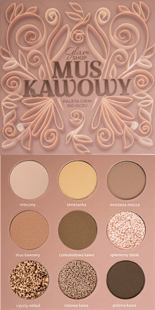 Paleta cieni do powiek Mus Kawowy Glam SHOP