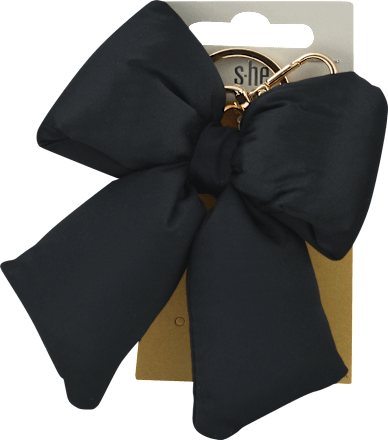 Kľúčenka mašľa - čierna s-he stylecollection