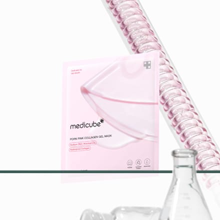 Maska za obraz v obliki krpice PDRN Pink Collagen medicube