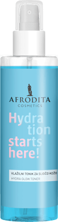 Vlažilni tonik za sijočo kožo Hydration starts here! AFRODITA