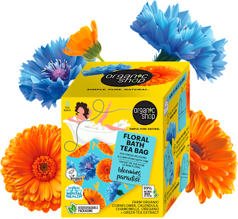koupelové sáčky Floral organic shop