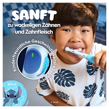 Elektrische Zahnbürste Kinder iO Stitch mit Reiseetui Oral-B