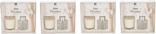 Set natalizio profumatore e candela assort. KOOPMAN
