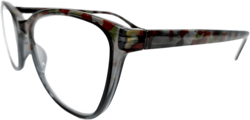 Ochelari de citit, dioptrie: +3,50, roșu-verde Visiomax