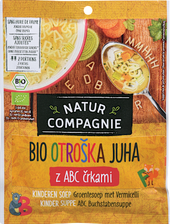 Bio otroška juha z ABC črkami NATUR COMPAGNIE