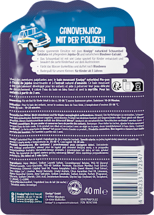 Badezusatz Tatütata Schaumbad sortiert Kneipp Naturkind