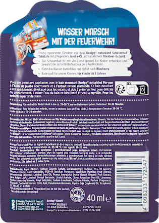 Badezusatz Tatütata Schaumbad sortiert Kneipp Naturkind