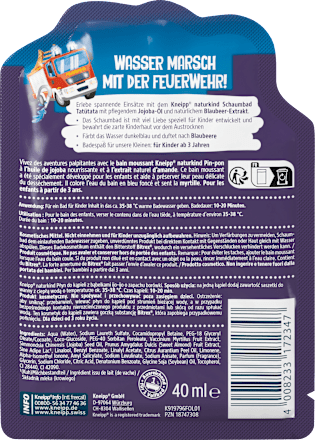 Badezusatz Tatütata Schaumbad sortiert Kneipp Naturkind