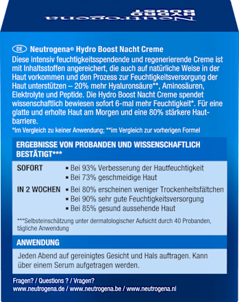 Nachtcreme Hydro Boost Neutrogena