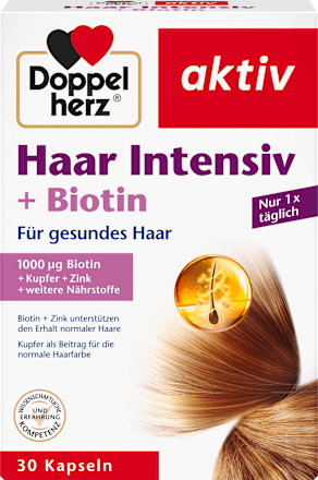 Haar Intensiv + Biotin Kapseln 30 St Doppelherz