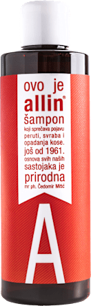 Šampon koji sprečava pojavu peruti, svraba i opadanja kose allin