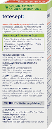 Gesundheitsbad Muskel-Entspannung tetesept