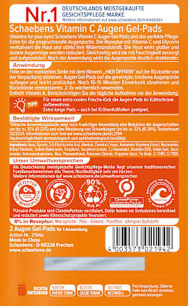 Augenpads Gel Vitamin C (1 Paar) Schaebens