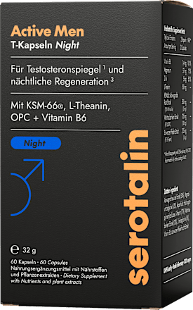 Active Men T-Kapseln Night serotalin