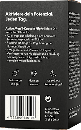 Active Men T-Kapseln Night serotalin