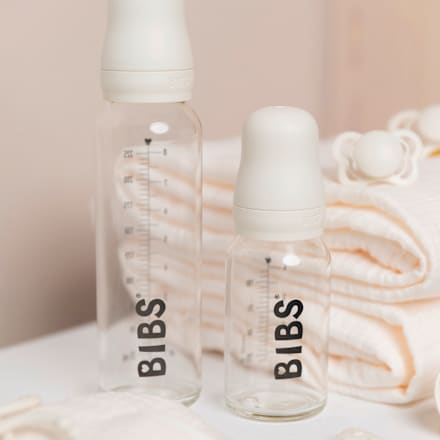Staklena bočica za bebe, 0 – 6 mj. BIBS