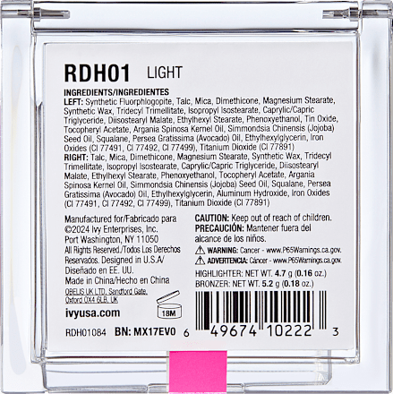 Duo paletă iluminatoare Light RUBY Kisses