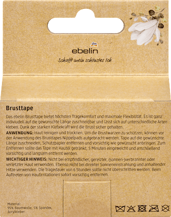 Brusttape Beige ebelin
