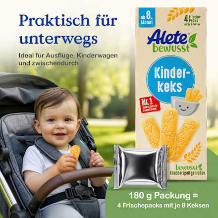 Kinderkekse ab dem 8. Monat Alete