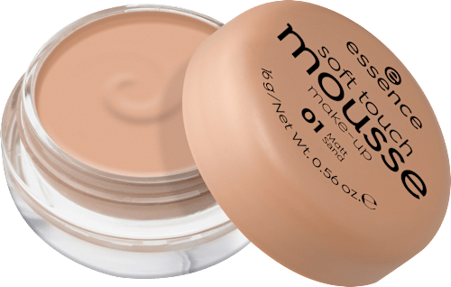 Foundation Soft Touch Mousse 01 Matt Sand essence