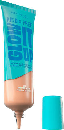Podkład nawilżający z witaminą E Kind & Free Glow It Up Skin Tint 001 Fair Porcelain RIMMEL LONDON