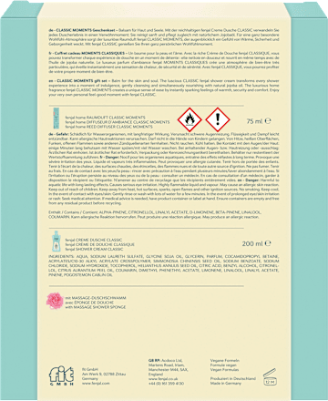 Geschenkset Classic Moments 3tlg Fenjal