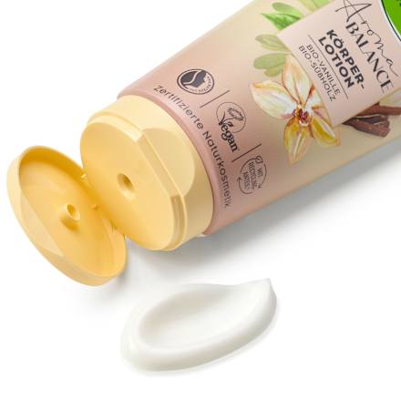 Lozione corpo aromatica alla vaniglia e liquirizia alverde