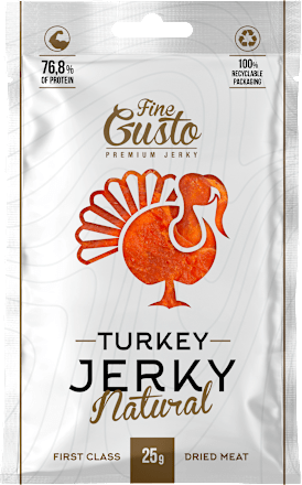sušené krůtí maso Natural Fine Gusto