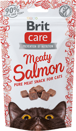care snack pro kočky Meaty Salmon Brit
