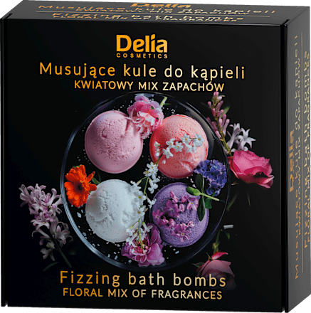Musujące kule do kąpieli Kwiatowy Mix Zapachów Delia COSMETICS