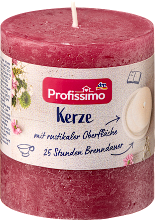 Kerze rustik 80/68 bordeaux Profissimo