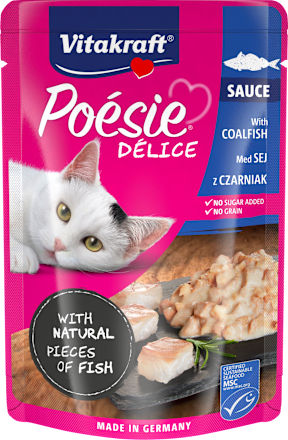 Mokra karma dla kota, dorsz w sosie Vitakraft