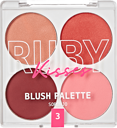 Paletă farduri obraz Partyin' Bare RUBY Kisses