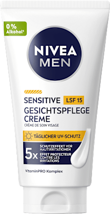 Tagescreme Sensitive Gesichtspflege Creme LSF 15 NIVEA MEN