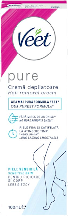 Pure krema za depilaciju za osjetljivu kožu  Veet
