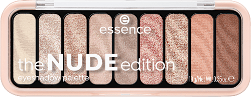 the NUDE edition eyeshadow palette 10 essence