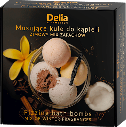 Musujące kule do kąpieli Zimowy Mix Zapachów Delia COSMETICS